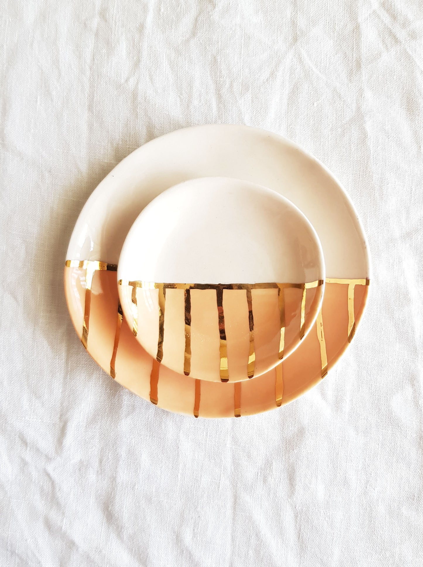 Gold Stripe Plate
